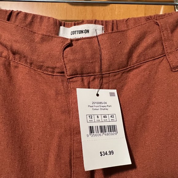 Pleat Front Drapey Pant - Picture 3 of 4